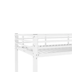 Lits Superposés 90x200cm Fer Blanc Blackcolors