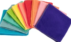 Lot 10 lavettes microfibre Elephant multicouleur