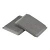 Lot 2 éponges à récurer gris argenté L.13 x l.2 x ep.9 cm