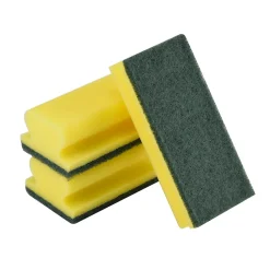 Lot 3 éponges à vaisselle à récurer L.13 x l.4.5 x ep.9 cm
