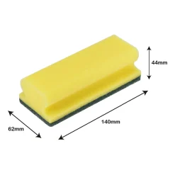 Lot 3 éponges à vaisselle à récurer L.13 x l.4.5 x ep.9 cm