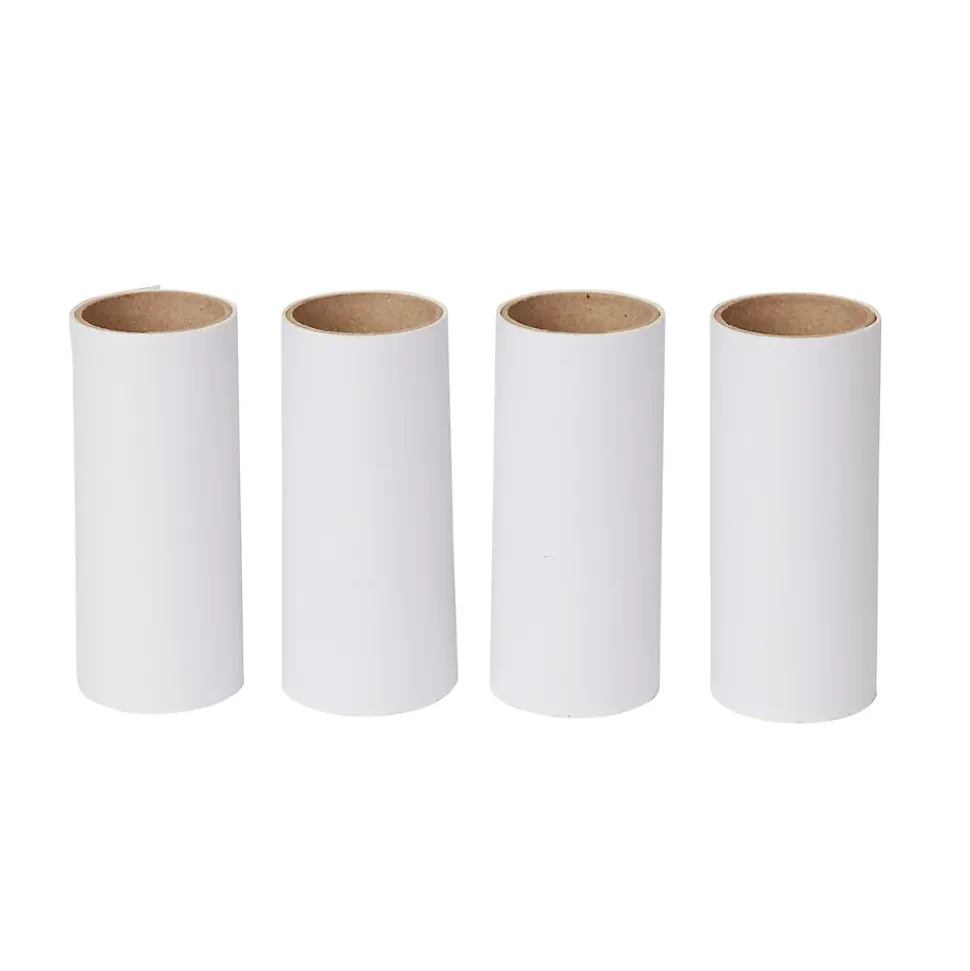 Lot 4 recharges 15 feuilles pour brosse adhésive L.4 x Ø4,2 cm