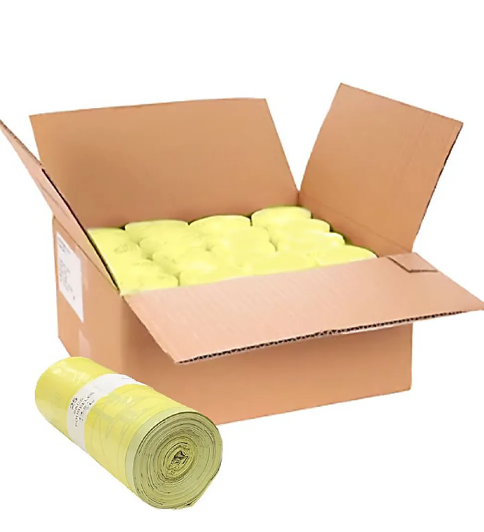 Lot 500 Sacs DASRI Jaune pour déchets à risques infectieux 15L 20L 100L Litres Taille - 20L-DASRI