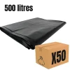 Lot 50 sacs poubelle à déchets Housses de conteneur 500L litres container à ordure