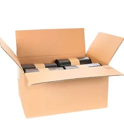 Lot 500 sacs poubelle à déchet Rouleaux de 20L 30L 50L 100L 110L 130L Litres Taille - 20L-NOIR