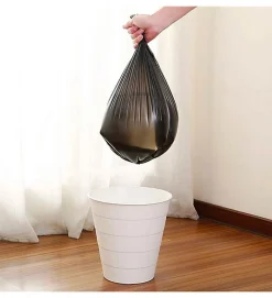 Lot 500 sacs poubelle à déchet Rouleaux de 20L 30L 50L 100L 110L 130L Litres Taille - 20L-NOIR