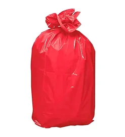 Lot 500 sacs poubelle à déchet Rouleaux de 20L 30L 50L 100L 110L 130L Litres Taille - 50L-ROUGE