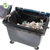 Lot 100 sacs poubelle à déchets Housses de conteneur 500L litres container à ordure