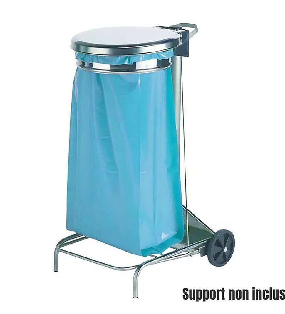 Lot 500 sacs poubelle à déchet Rouleaux de 20L 30L 50L 100L 110L 130L Litres Taille - 110L-BLEU