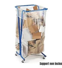 Lot 500 sacs poubelle à déchet Rouleaux de 20L 30L 50L 100L 110L 130L Litres Taille - 100L-TRANSP