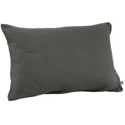 Lot 2 taies d'oreillers 50x70 cm double gaze de coton gris - PEPA 2