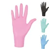 Lot de 5 boites de 100 gants en nitrile jetables - non poudrés - Taille M - Rose - Vivezen