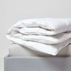 Lot de 2 couettes 4 saisons 135 x 200 cm en duvet et plumes de canard 9 + 4.5 Tog - HOMESCAPES