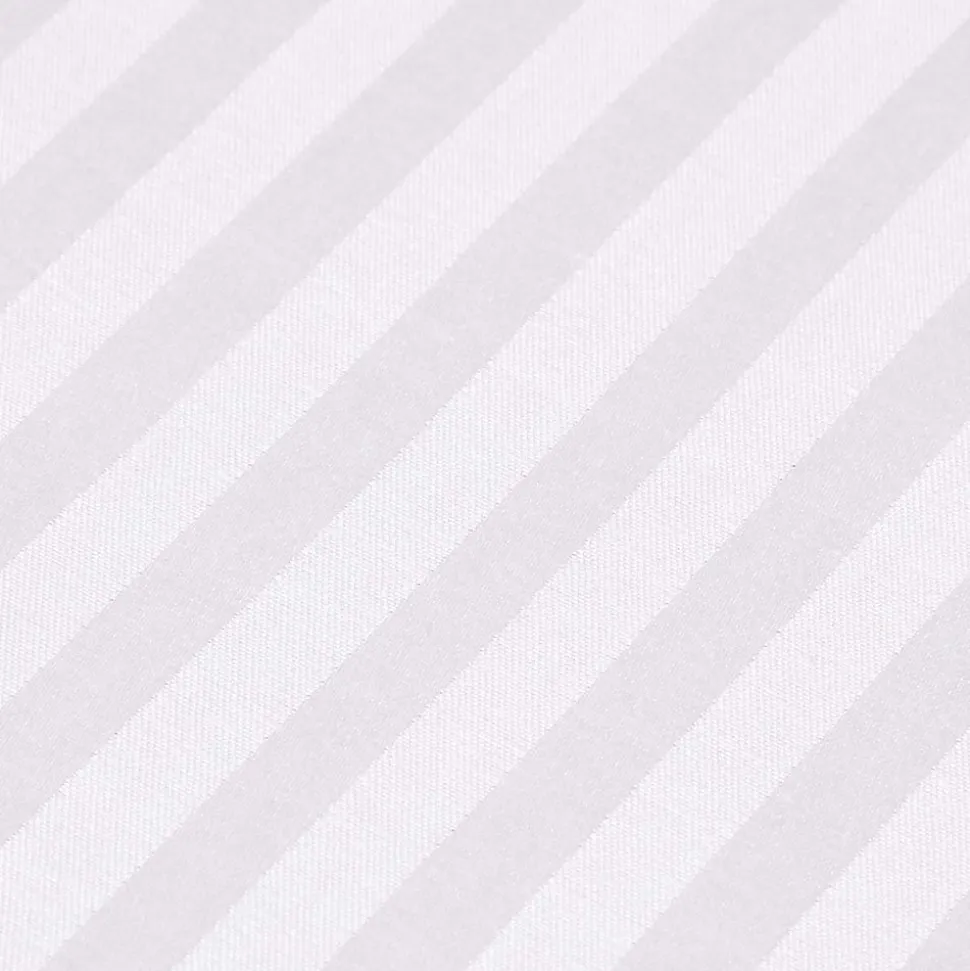 Lot de 2 draps housse lit bébé en coton égyptien 330 fils blanc, 60 x 120 cm - HOMESCAPES