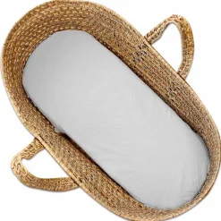 Lot de 3 Draps housses couffin en gaze de coton Uni