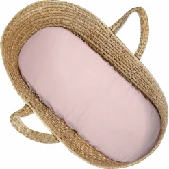 Lot de 3 Draps housses couffin en gaze de coton Pastel