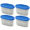 Lot de 4 déshumidificateur pour l'humidité, absorbeur d'humidité 180 gr, capacité 350 ml - L 15 x Profondeur 8.5 x Hauteur 8.5 cm