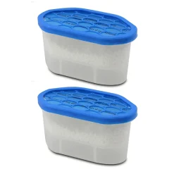 Lot de 2 déshumidificateur pour l'humidité, absorbeur d'humidité 180 gr, capacité 350 ml - L 15 x Profondeur 8.5 x Hauteur 8.5 cm
