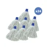 Lot de 24 franges en coton écru 220g