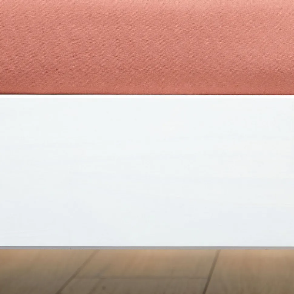 Lot de 2 lits superposables 80x190 cm RINO en pin massif lasuré blanc