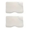 Lot de 2 oreillers - taie d'oreiller en coton - INPHYSIO Confort Plus