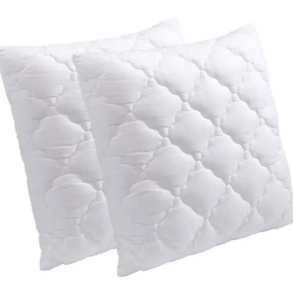 Lot de 2 oreillers 65 x 65, Mousse à mémoire de Forme, Spécial Cervicale, Promo Linge