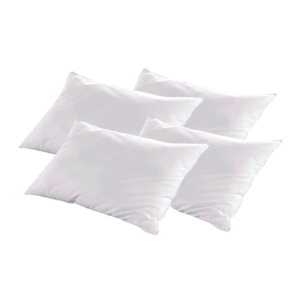 Lot de 4 oreillers Luxotel 40x60 cm Fibres creuses polyester