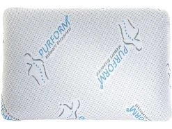 Lot de 2 oreillers mémoire de forme anti acariens 60 x 40 cm PURFORM - SIRONA