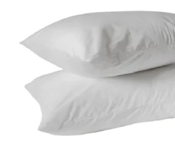 Lot de 2 oreillers moelleux coton - 50 x 70 - toutes saisons - 31146