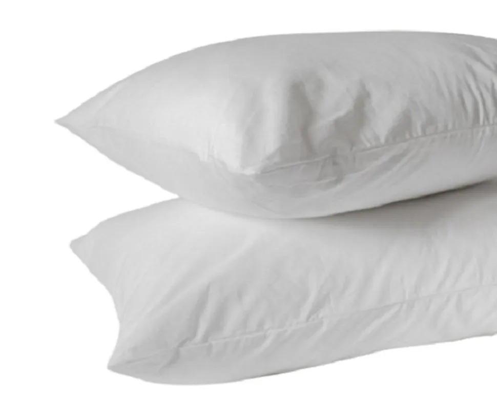 Lot de 2 oreillers moelleux coton - 50 x 70 - toutes saisons - 31146