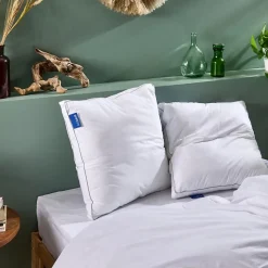 Lot de 2 oreillers Souple 65x65cm SENSATION DUVET PREMIUM Gonflant