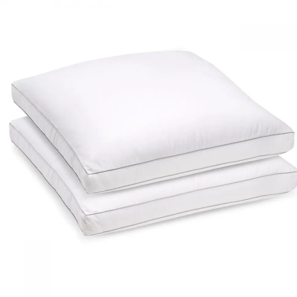 Lot de 2 oreillers Souple 65x65cm SENSATION DUVET PREMIUM Gonflant