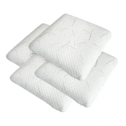 Lot de 4 oreillers Sérénité 60x60 cm Mémoire de forme