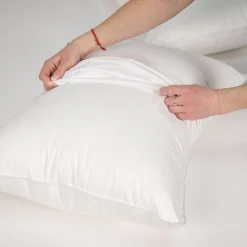 Lot de 2 protèges oreillers imperméables en jersey 50x70cm