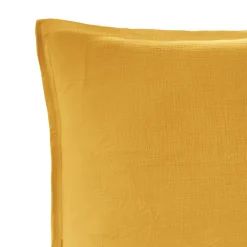 Lot de 2 taies d'oreiller en gaze de coton Caramel 65x65 cm LOFT