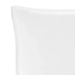 Lot de 2 taies d'oreiller en gaze de coton Blanc 50x70 cm LOFT