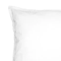 Lot de 2 taies d'oreiller en coton Blanc 65x65 cm STUDIO