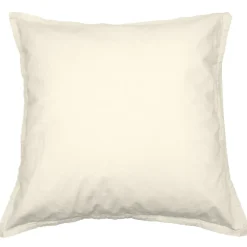 Lot de 2 taies d'oreiller en coton Ecru 65x65 cm STUDIO