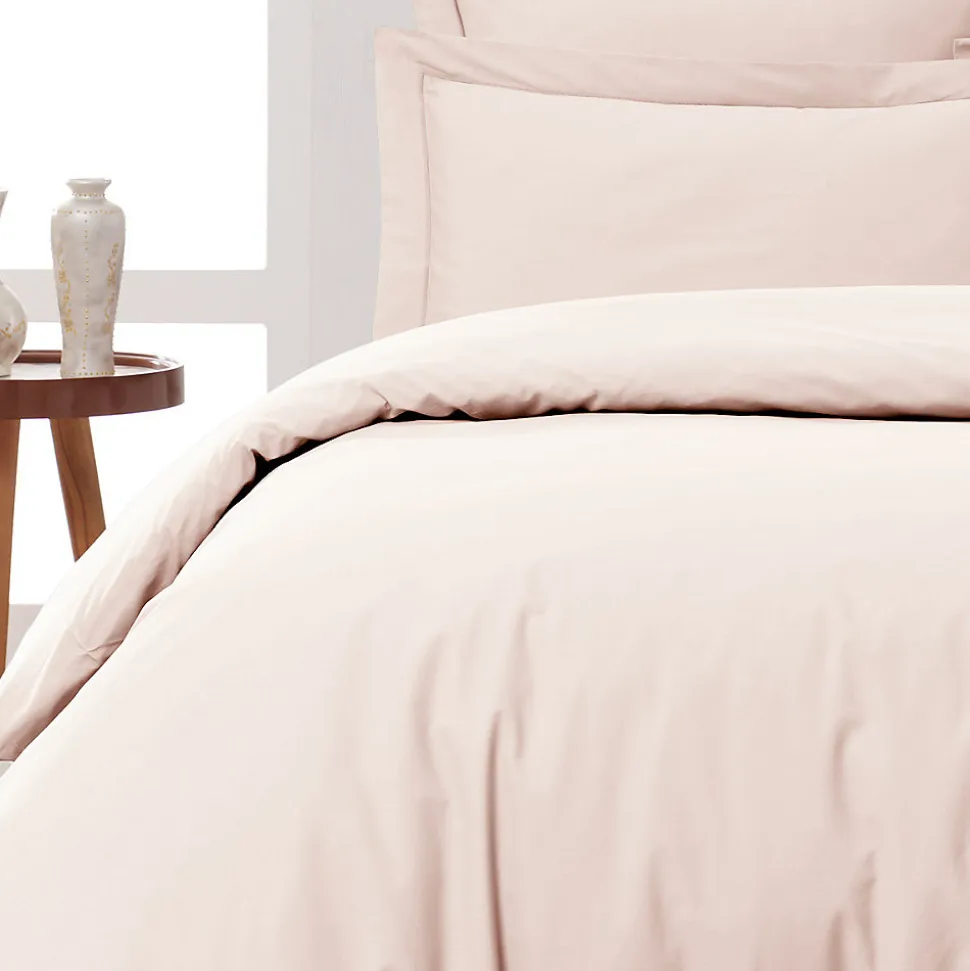 Lot de 2 taies d'oreiller en percale de coton Petale 50x70 cm SOFT PERCALE