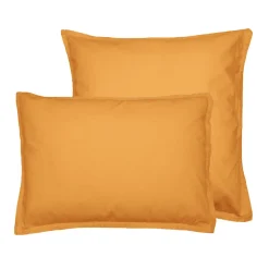 Lot de 2 taies d'oreiller en coton Caramel 65x65 cm STUDIO