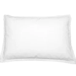 Lot de 2 taies d'oreiller en coton Blanc 50x70 cm STUDIO