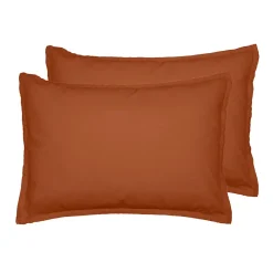 Lot de 2 taies d'oreiller en flanelle de coton Auburn 50x70 cm KLAPPEN