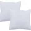 Lot de 2 taies d'oreiller Palace pur coton teint lavé 63 fils/cm² Vent du sud - Palace Neige - Lot de 2 taies d'oreiller 65 x 65 c