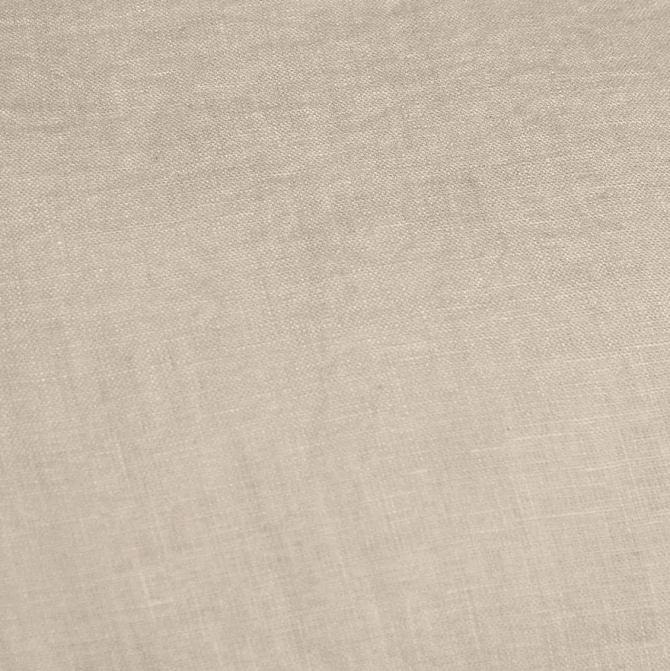 Lot de 2 taies d'oreillers 50 x 70 cm en lin lavé sable - LUISA