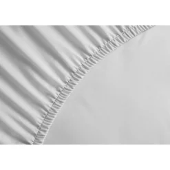 LOVELY HOME Drap Housse 100% coton 180x200x30 cm blanc