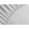 LOVELY HOME Drap Housse 100% coton 140x190x25 cm blanc