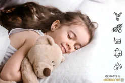 LUK lit enfant avec tiroir et barreau 140x70 corne de licorne