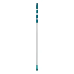 Manche Télescopique 145 a 400 cm 41523 Leifheit, manche a balais réglable et extensible, Click-system , pour nettoyage sols, v