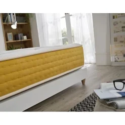 Matelas - ECCOX - Luxury Elite GOLD - 100x200 cm - Hauteur 21 cm - Fermeté moyenne-élevée