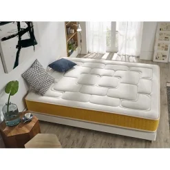 Matelas - ECCOX - Luxury Elite GOLD - 100x200 cm - Hauteur 21 cm - Fermeté moyenne-élevée